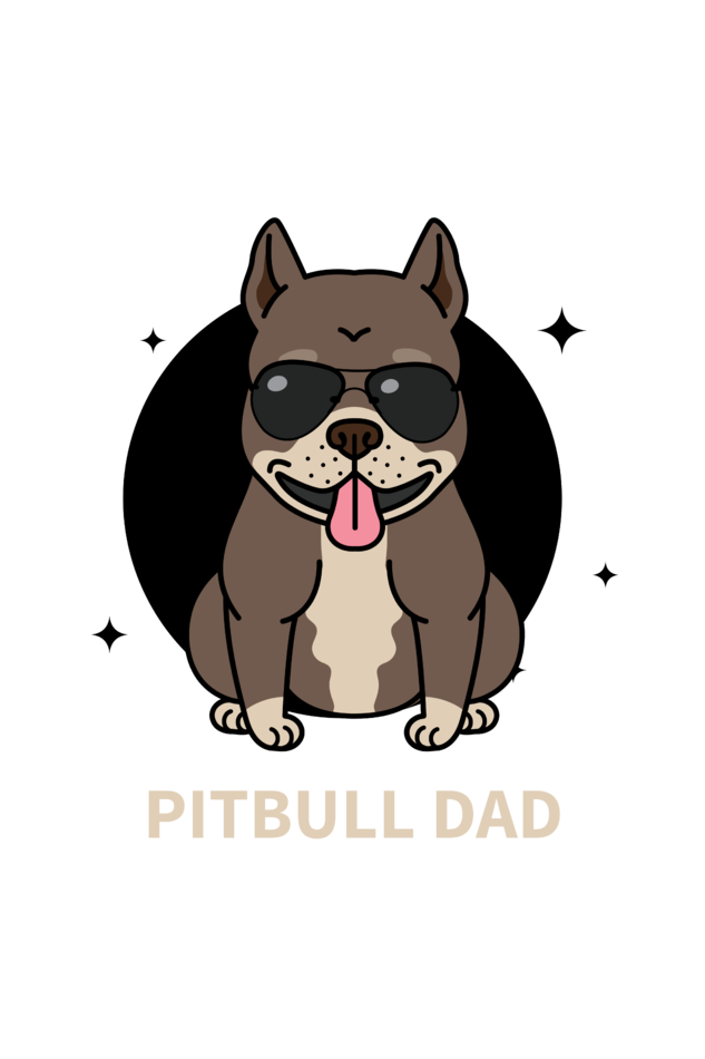 Pitbull Dad Classic T-Shirt for Men
