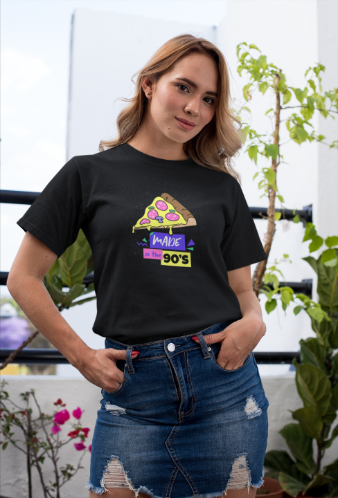 Made in 90s Round Neck T-Shirt for Women
